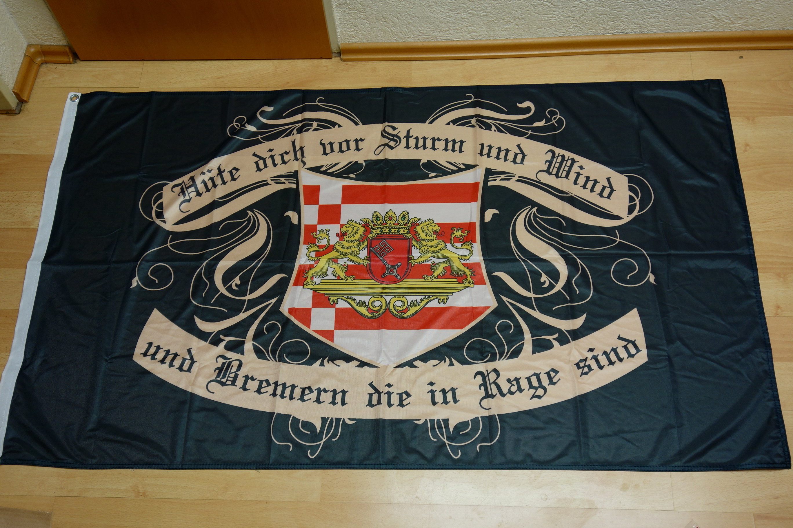 Langwimpel Mecklenburg Ochsenkopf Fahne Flagge Wimpel 