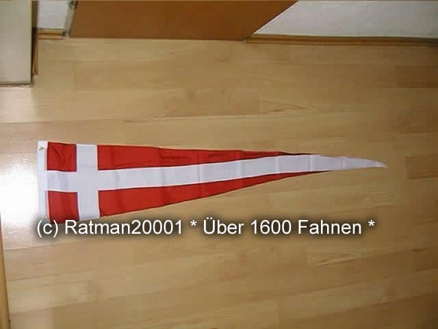 Dänemark Wimpel - 30 x 150 cm