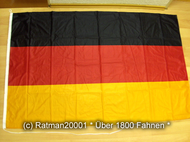 Deutschland Poly Plus mit Seil - 100 x 150 cm