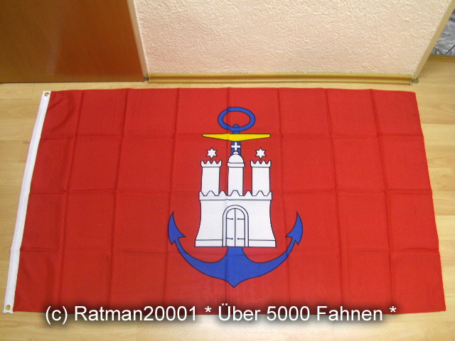 Hamburg Hafen Admiralitätsflagge - 90 x 150 cm