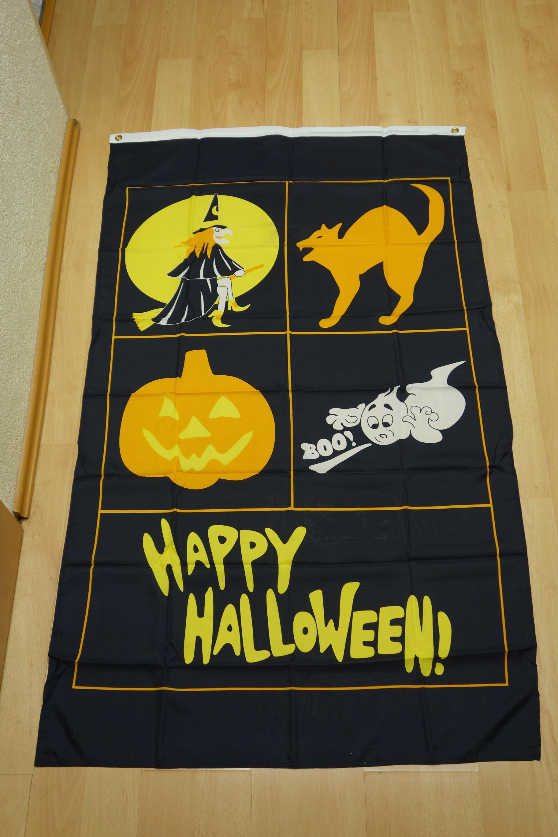 Happy Halloween Banner - 150 x 90 cm