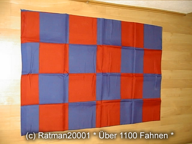 Karo Blau Rot - 98 x 140