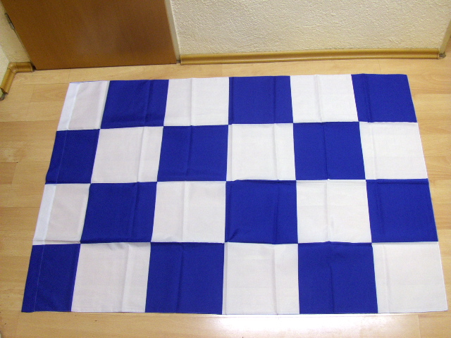 Karo Blau Weiß - 98 x 140 cm