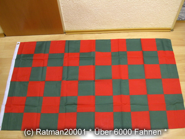 Karo Grün Rot - 90 x 150 cm