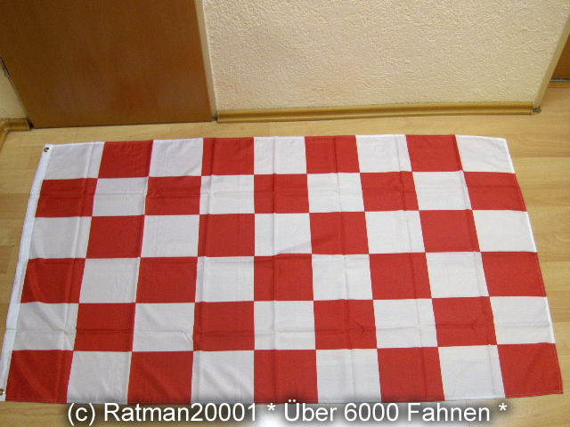Karo Rot Weiß - 90 x 150 cm
