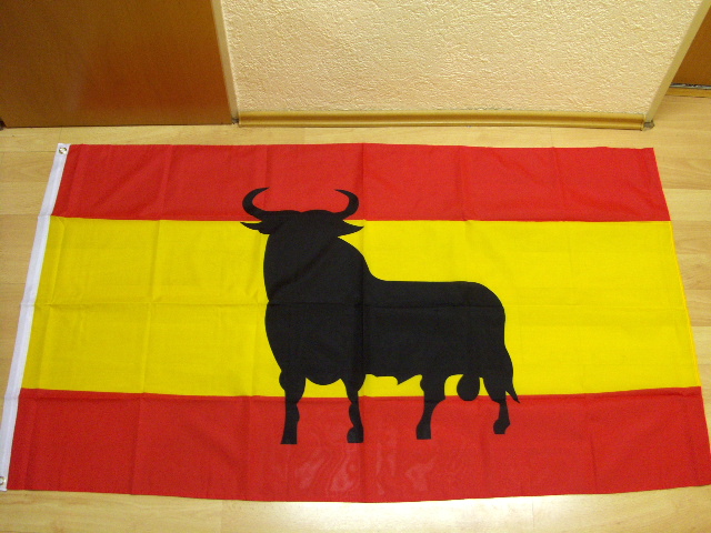 Spanien Stier Neu - 90 x 150 cm