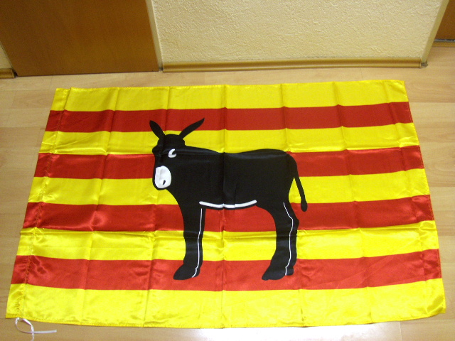 Spanien Esel - 95 x 135 cm