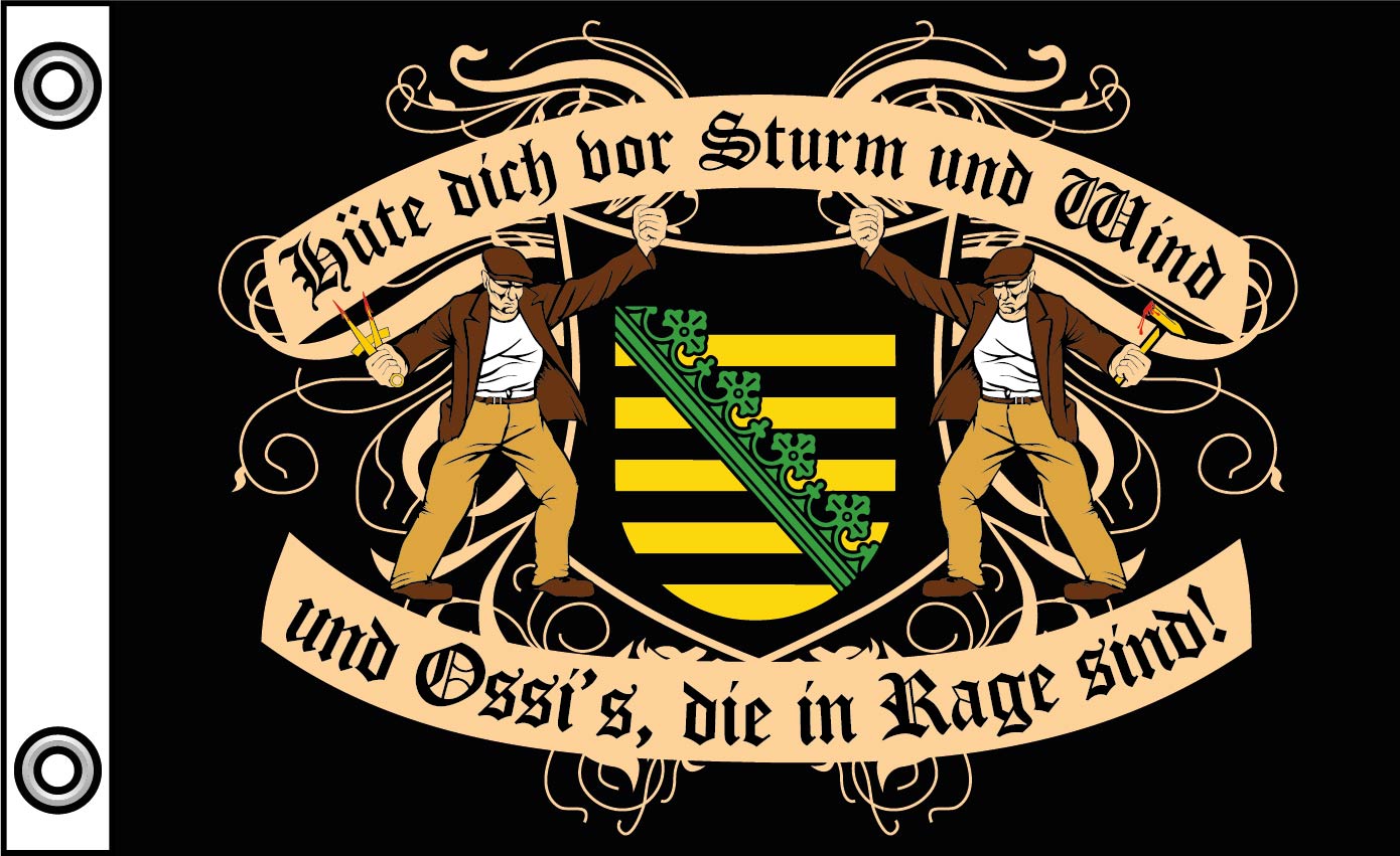 15 x 25 cm Fahne Flagge VEB Fischkombinat Sassnitz Saßnitz Digitaldruck